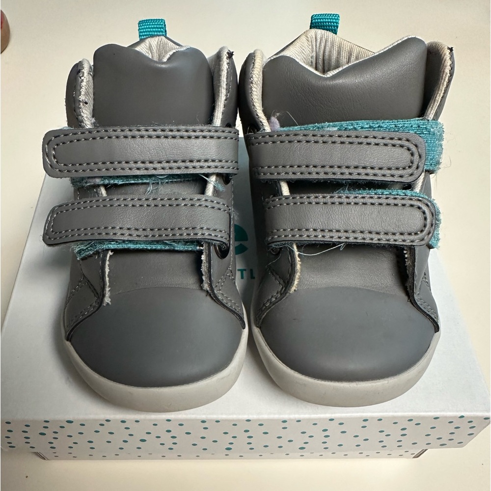 Ten Little Everyday High Tops, Steel Gray in size 5